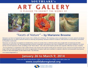 Facets of Nature Show flier